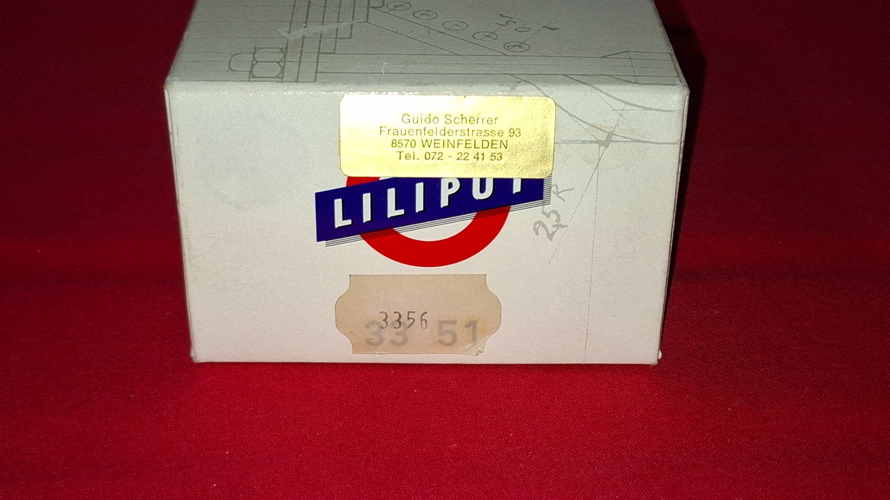Liliput Modellini di ferrovie: Liliput: Tigerli von Feldschlösschen, AC, analog – Usato da Märwil venduto da Siebenzipfel 4