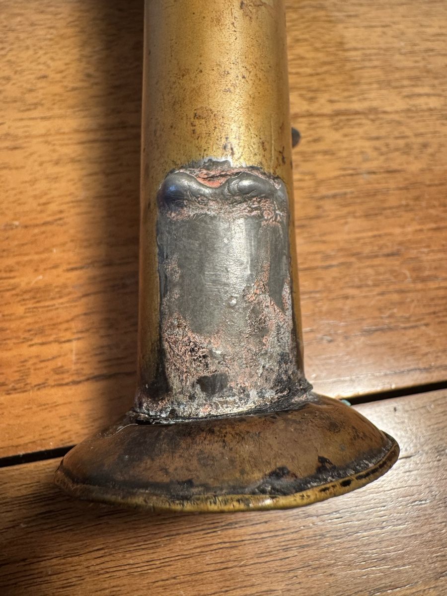 Portacandele: Biedermeier Kerzenständer Messing  21cm hoch – Usato da siebnen venduto da minte 4