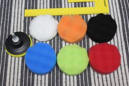 8CM  Auto Polierschwamm Polier 7Teile