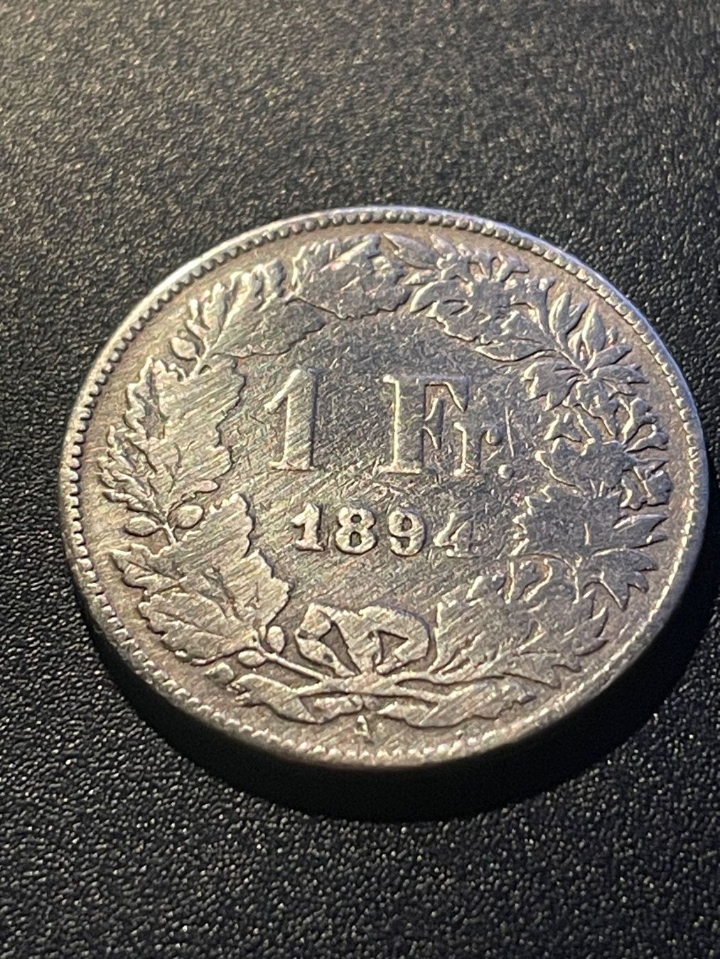 Tutti le monete: 1 Franken Silber 1894 Silber/Top !! – Usato da Volketswil venduto da rubin74