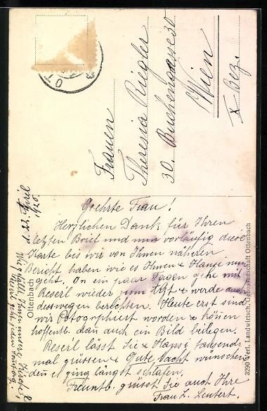 Cartes postales: AK Ottenbach, Strassenpartie mit Kirche – D'occasion à Berlin par bartko-reher 1