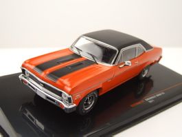 Chevrolet Nova SS Coupé 1971 orange / matt-schwarz      1:43
