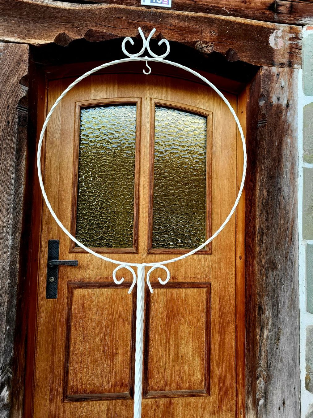 Altro in Decorazioni & Accessori: Antiker Eisenständer / Loop emailliert / Höhe 170 cm – Usato da Schafhausen im Emmental venduto da Herzrose 2