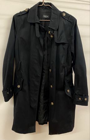 Massimo Dutti Damen Trenchcoat, Gr SSchwarz Top!