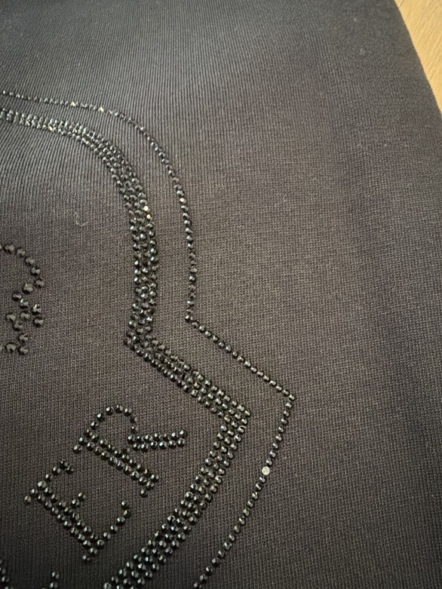 Moncler Maglioni & Felpe: Moncler Damenpullover mit Steinen, Schwarz, Gr. S,  – Usato da St. Gallen venduto da TairiZ 1