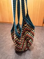 Handmade Häkeltasche gross, mit Reissverschluss