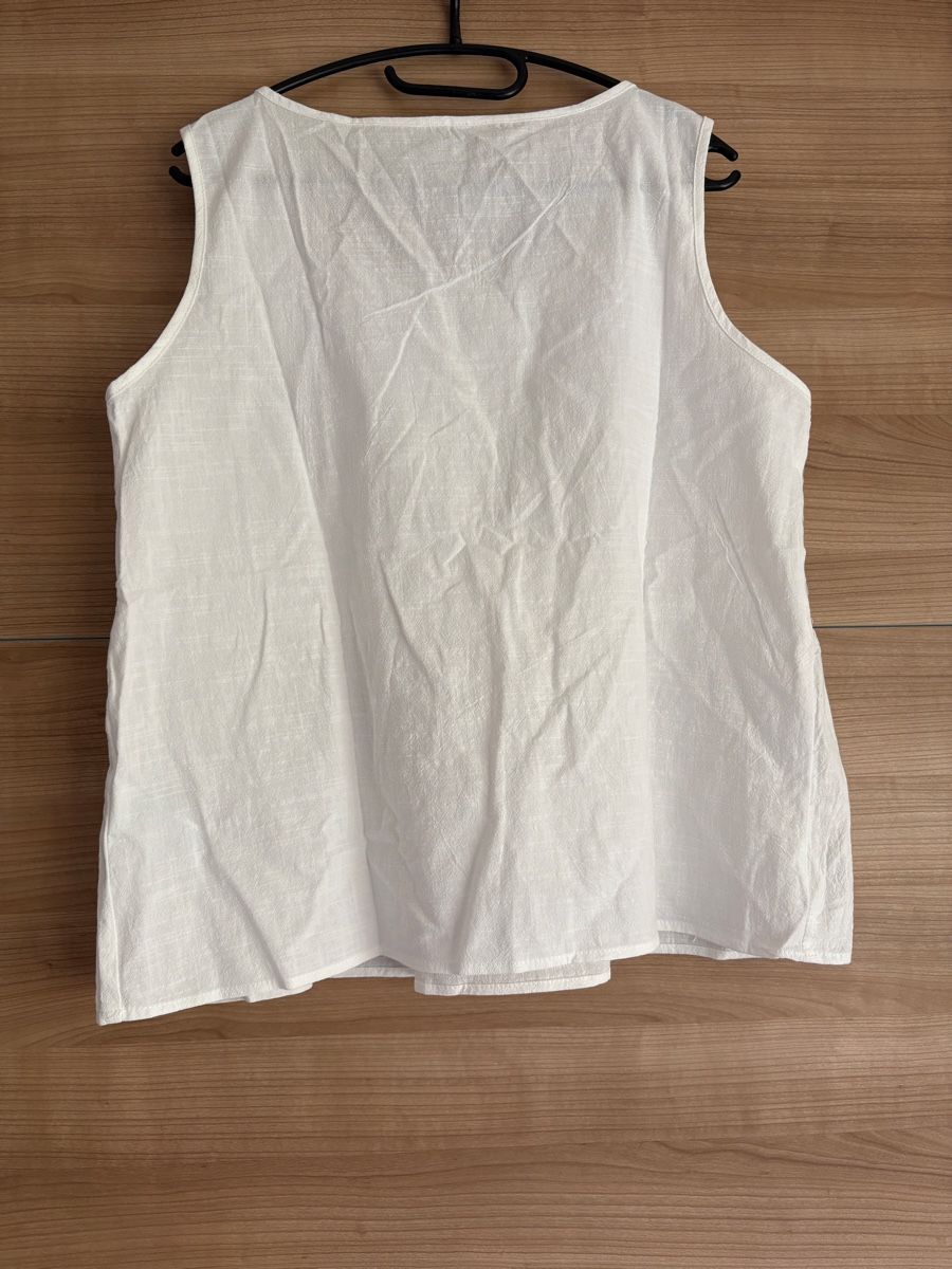 Tops: Damen Top weiss bestickt, Gr. L – Neu (gemäss Beschreibung) aus Oberengstringen von Marling 2