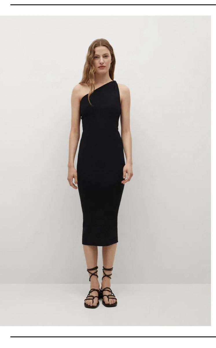 Mango Vestiti: Mango Asymmetric Dress – Nuovo (secondo la descrizione) da Kilchberg ZH venduto da ngt_hnw9
