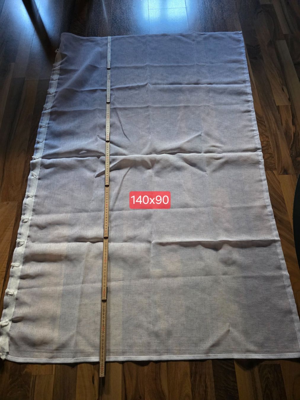 Tende: 4 weisse Vorhänge, 140x90cm, Top! – Usato da Kandersteg venduto da nvo_65py