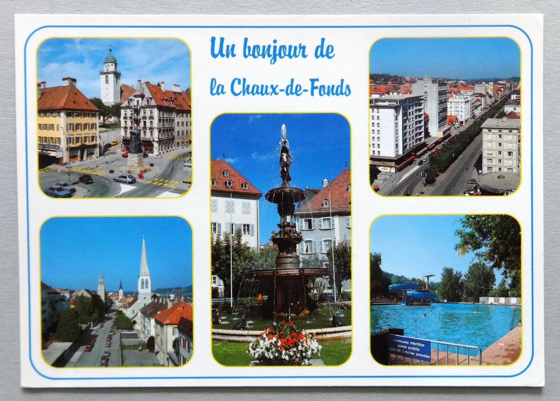 Cartoline postali: La Chaux-de-Fonds – Usato da Fétigny venduto da Billy2miny