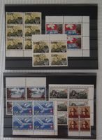 Soldatenmarken 4-er Blocks diverse  auf 2 Steckkarten