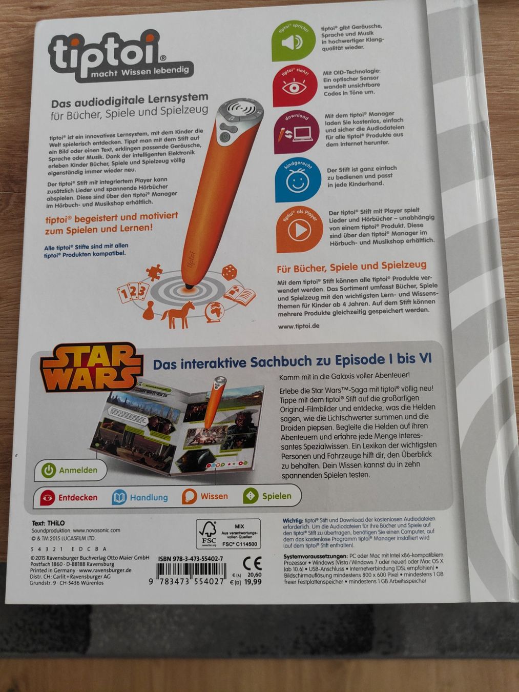 Hörbücher: Tiptoi Star Wars Episode I-VI – Gebraucht aus Oberbüren von melaluka 1