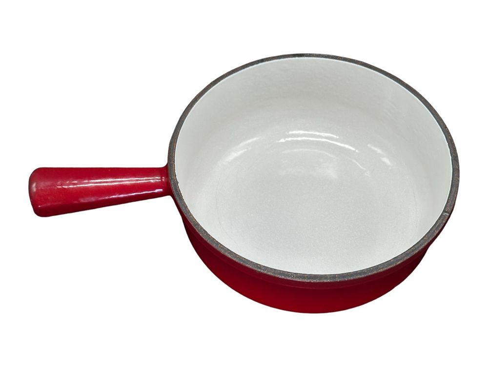Caquelon à fondue ø 24 cm, CREUSET, Fond Vitrobase, Rouge, Fonte –  Banholzer AG