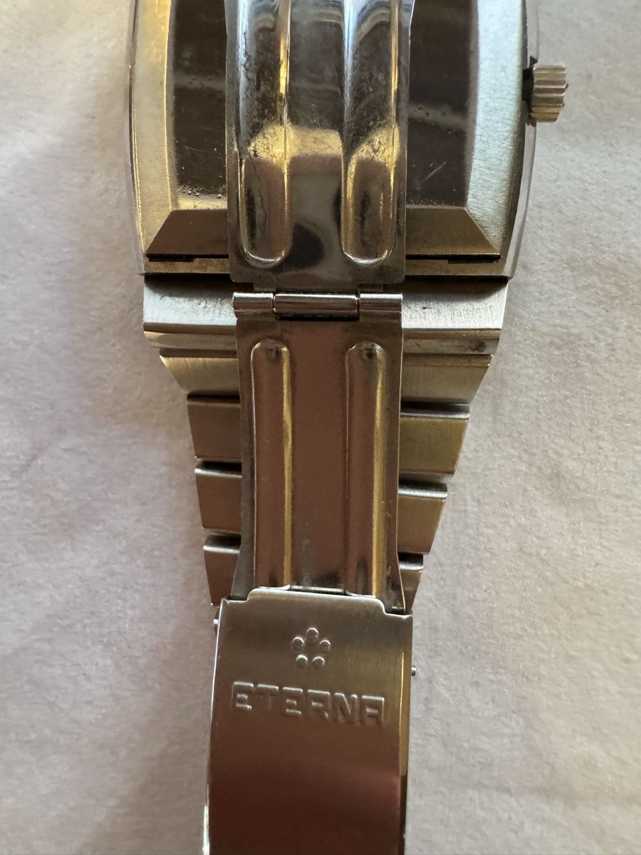 Eterna Orologi: Eterna Matic 2002 Herrenuhr mit Datum, Stahl, – Usato da Montévraz venduto da W1965 1