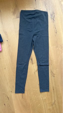 H&M Mama Umstands-Leggings dunkelgrau, Grösse M