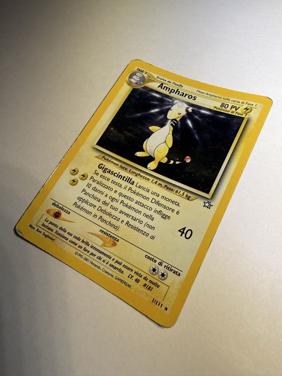 Pokémon Carte collezionabili: Pokemon Ampharos 1/111 Holo Rare – Usato da Lugano venduto da ktm_7jr7 1