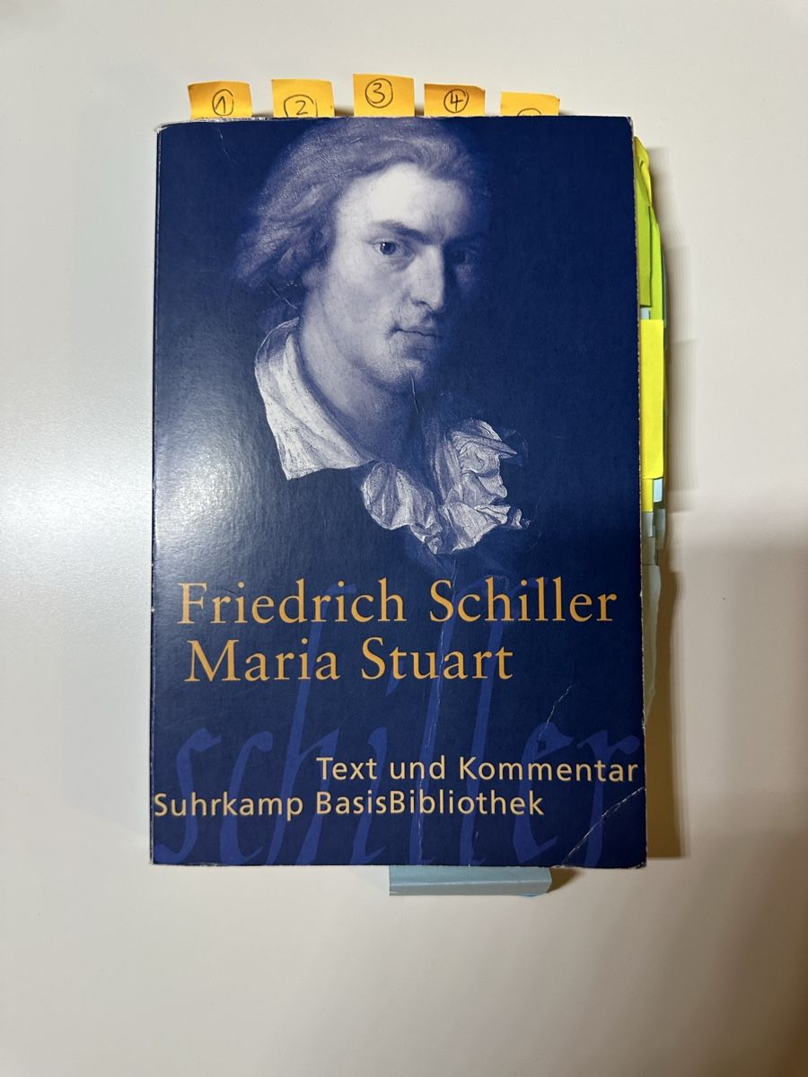 Libri: Friedrich Schiller Maria Stuart Text und Kommentar Suhrkamp – Usato da Wildhaus venduto da Ricci00