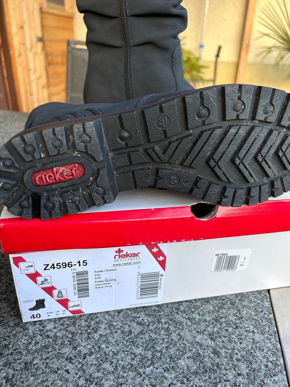 Rieker Damenschuhe: Winter-Stiefelette – Neu (gemäss Beschreibung) aus Aefligen von  1