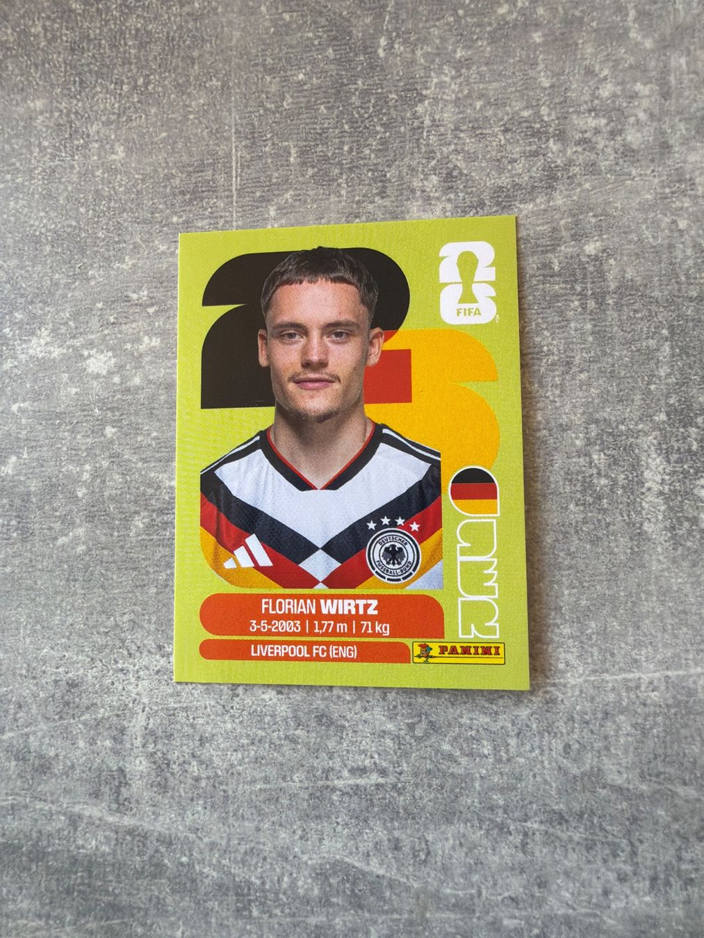 Panini Carte collezionabili: Panini  Florian Wirtz GER 11 – Usato da Pfeffingen venduto da Fantasy1971