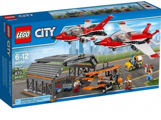 Lego Giocattoli: Lego City 60103 Grosse Flugschau – Nuovo e nell'imballaggio originale da Rudolfstetten venduto da mirage4000