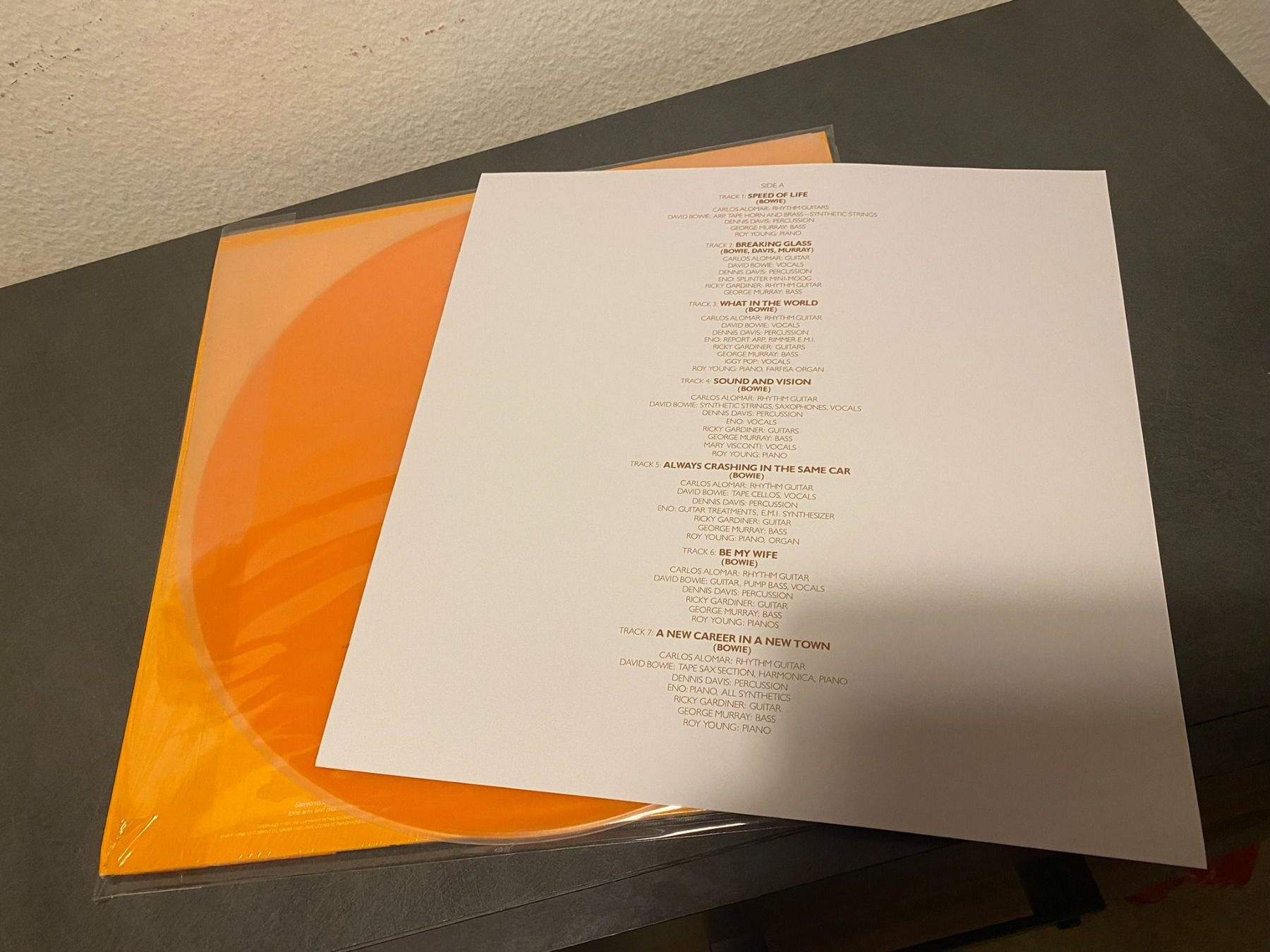 Schallplatten: David Bowie - Low Orange Transparent Vinyl – Neu (gemäss Beschreibung) aus Basel von VinylLover68 7