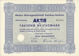 Merkur AG Zwickau-Sachsen, Zwickau - 1941