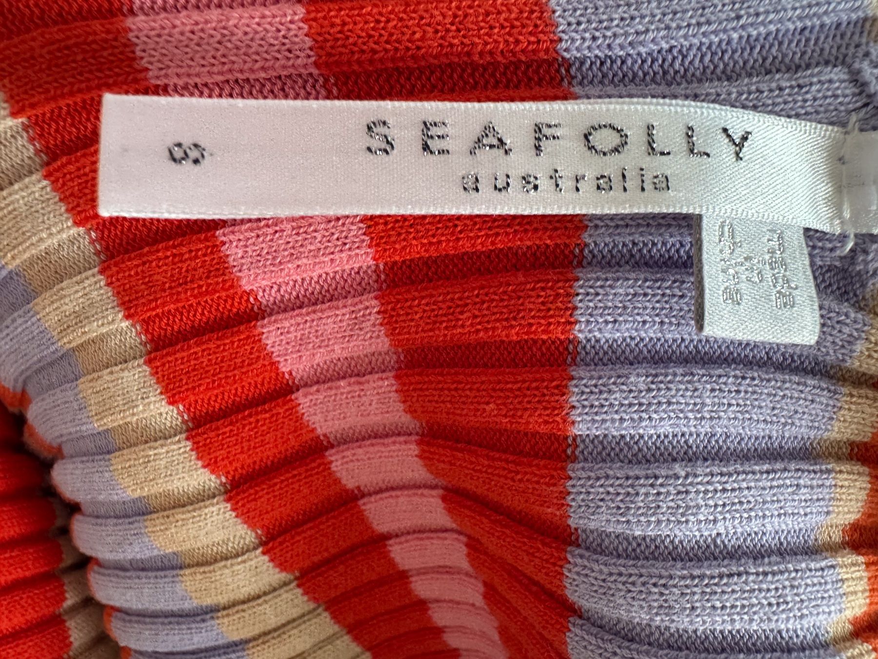 Seafolly Kleider: Seafolly Strickkleid gestreift multicolor Gr. S/36 – Gebraucht aus Biberstein von evolution89 3