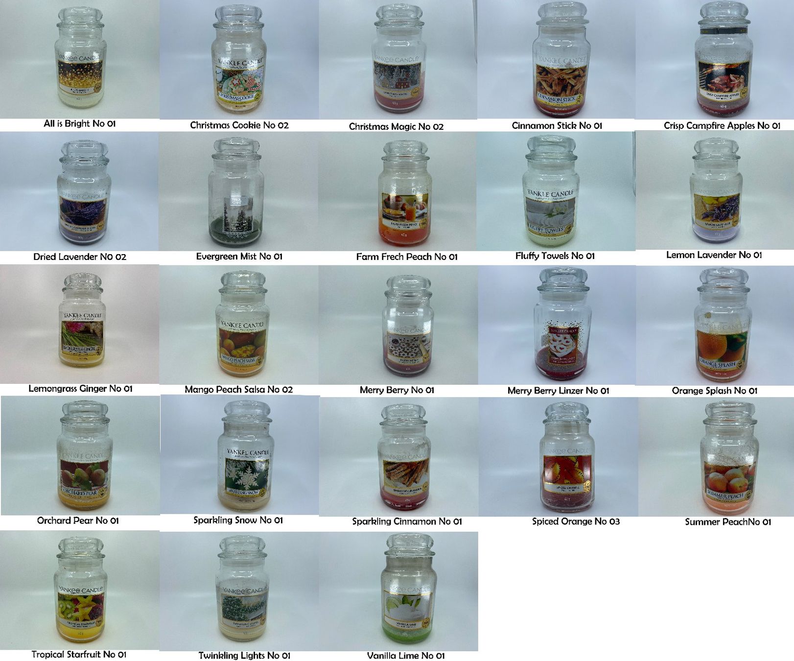 Yankee Candle Candele: Yankee Candle Large Jar Gläser - Duftproben - Diverse Düfte – Usato da Langwiesen venduto da rtWebshop 5