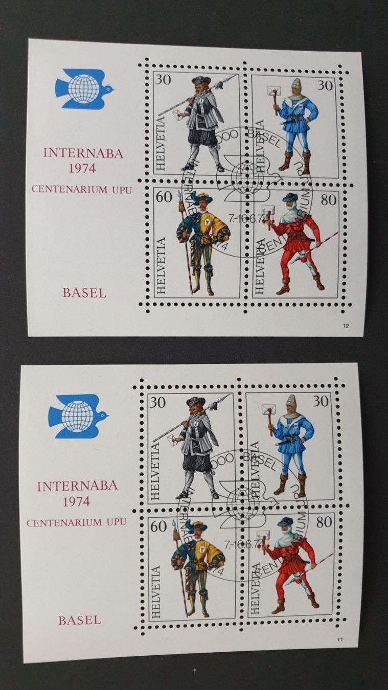 Tutti i francobolli: Internationale Briefmarkenausstellung Basel  1974. – Nuovo (secondo la descrizione) da Goldach venduto da armando_r