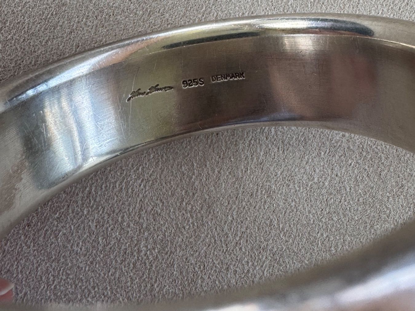 Bracciali & Braccialetti: 🎯 HANS HANSEN Denmark SS 925 Minimalist Bangle – Usato da Birsfelden venduto da Brut-Reserve 2