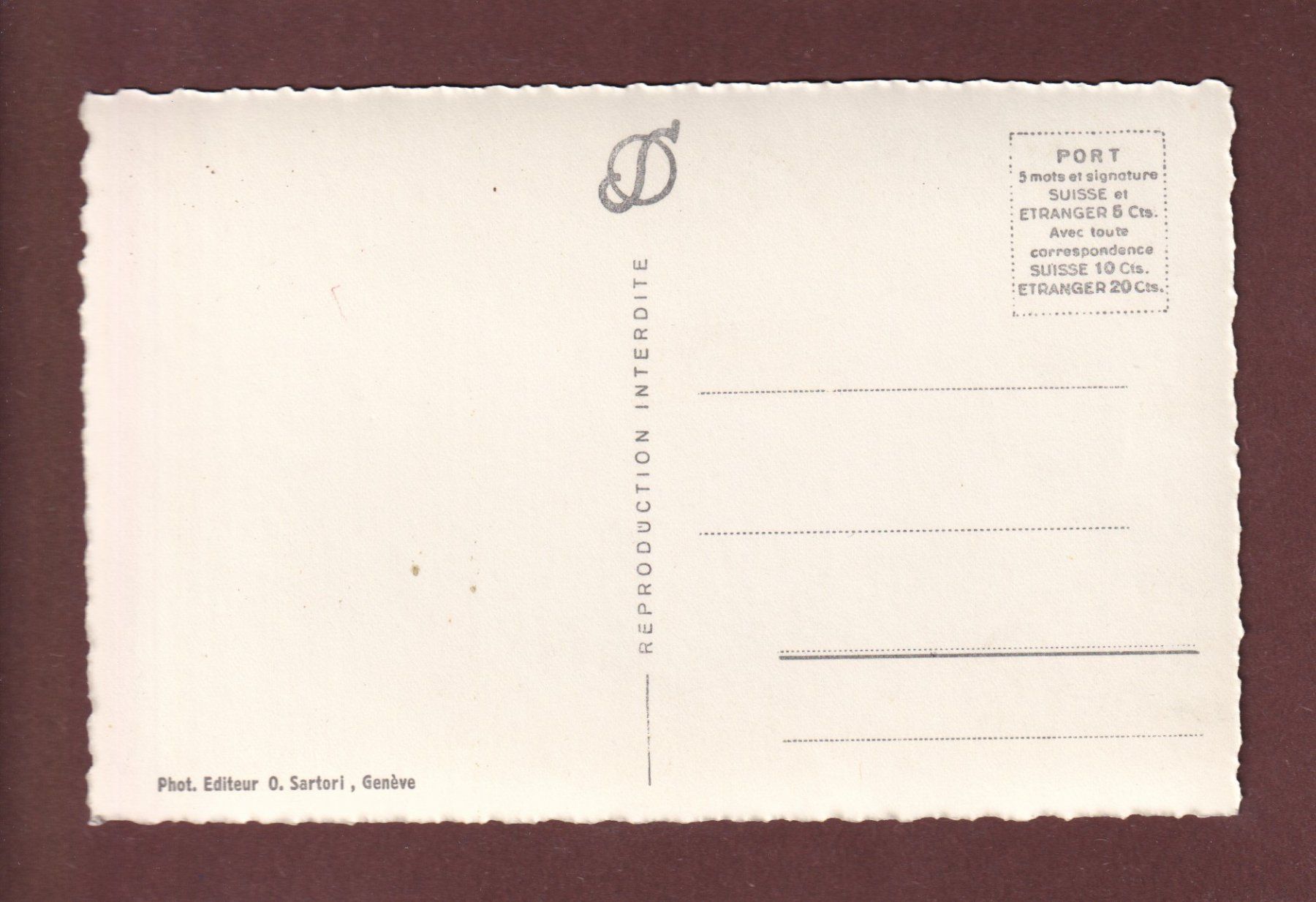 Ansichtskarten: Château de COPPET - Bibliothèque – Gebraucht aus Pully von nicecards-shop 1