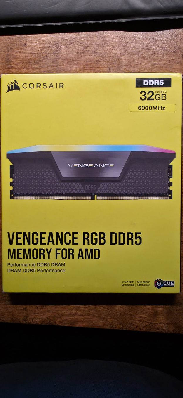 CORSAIR VENGEANCE 32go 6000Mhz CL28 AMD EXPO (Neu und originalverpackt ...