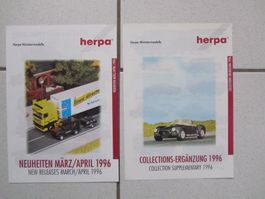 herpa, Automodell Neuheiten von 1996