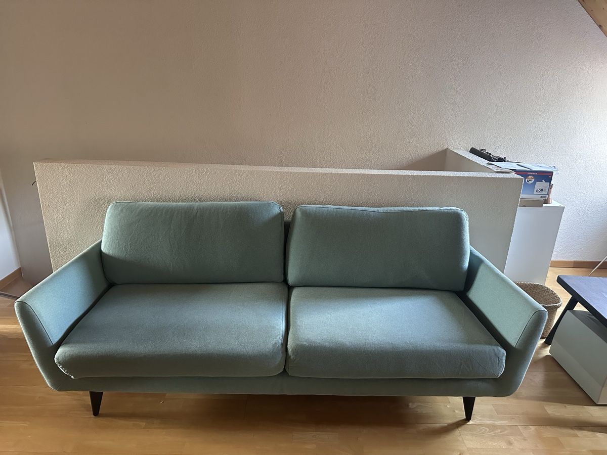 Divani: Sofa blau-grün – Usato da Uetikon am See venduto da manoka1