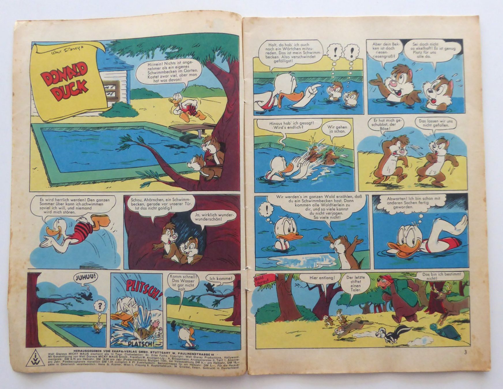 Fumetti: WD Micky Maus Heft Nr. 8 April 1957 – Usato da Aesch BL venduto da Kauri1 1