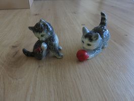 2 Goebel - Katzenfiguren, Katzen, Topzustand