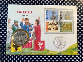 Münzbrief / Numisbrief / Silbermünze