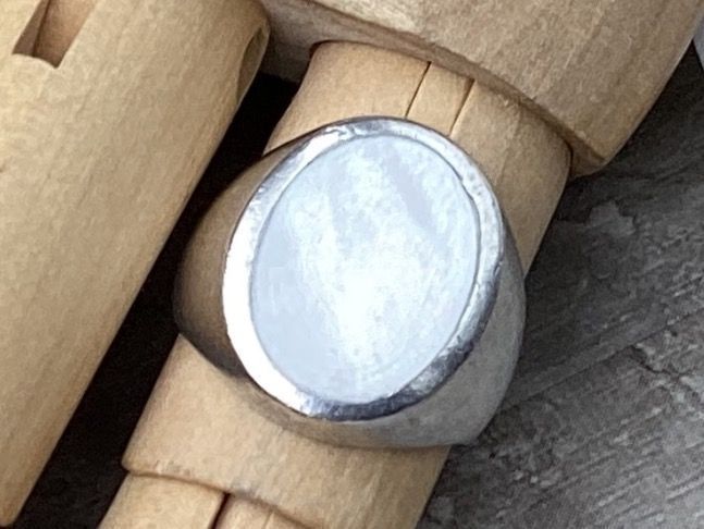 Ringe: Bague en argent et pierre blanche – Gebraucht aus Agiez von Beve15 1