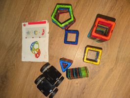 Magnetbausteine Set mit Rädern 