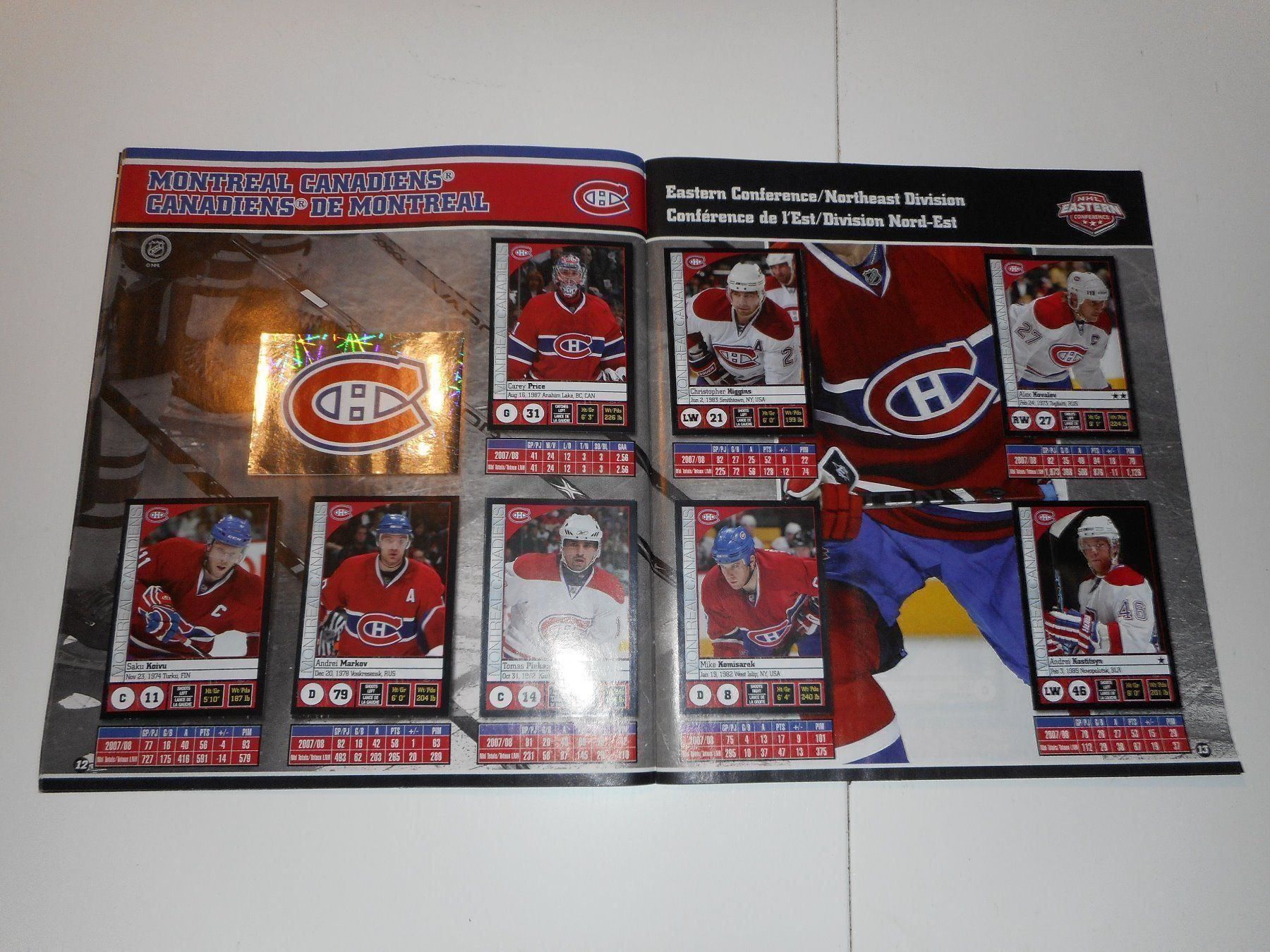 Panini Alben: Album NHL/Eishockey 2008/2009 komplett – Gebraucht aus Cham von Paniniworld 4