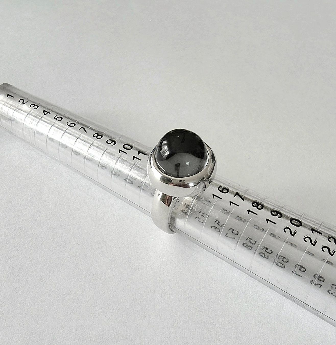 Ringe: Schlichtes Design Silberring 925 mit Bergkristall-Cabochon – Neu und originalverpackt aus Uetikon am See von Coralreef 8