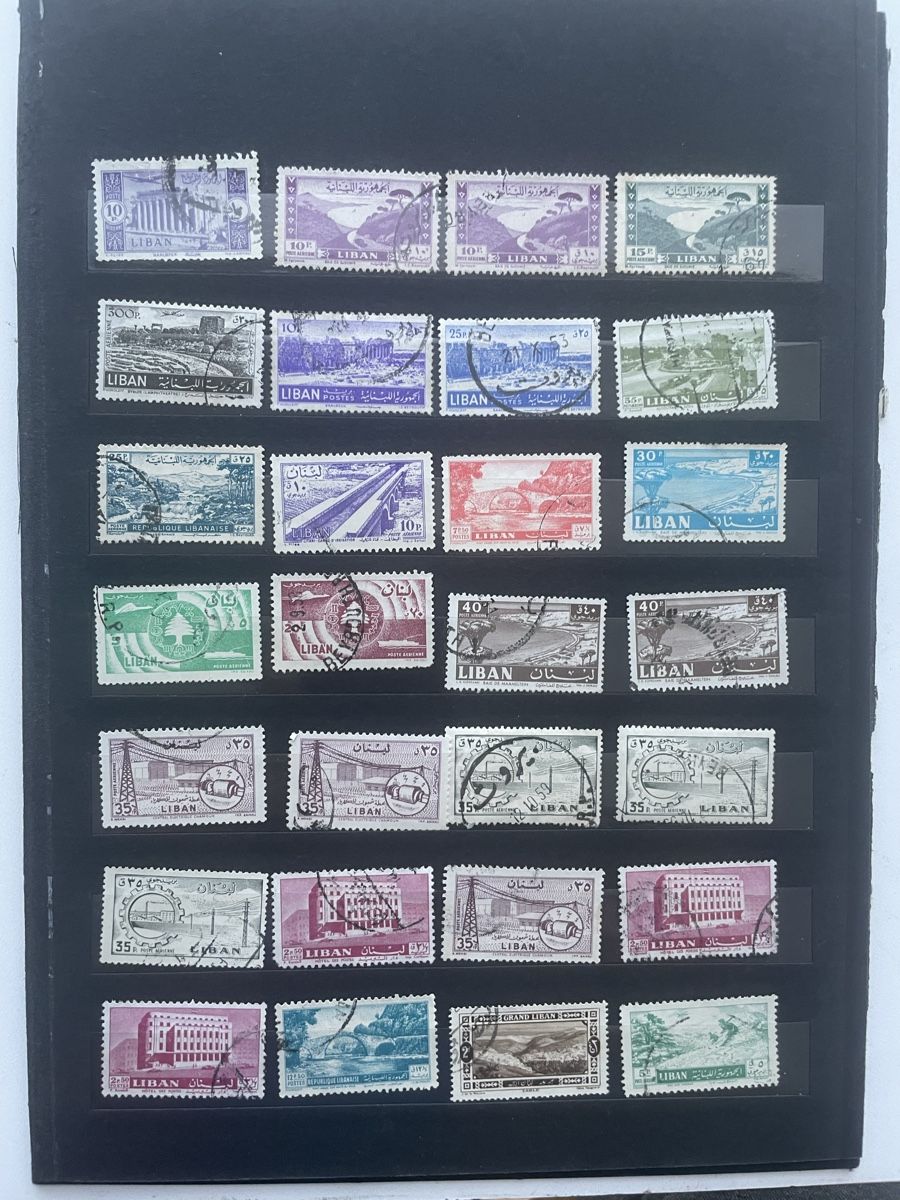 Tutti i francobolli: Briefmarken Libanon, viele versch. Motive – Usato da Meierskappel venduto da Hala03