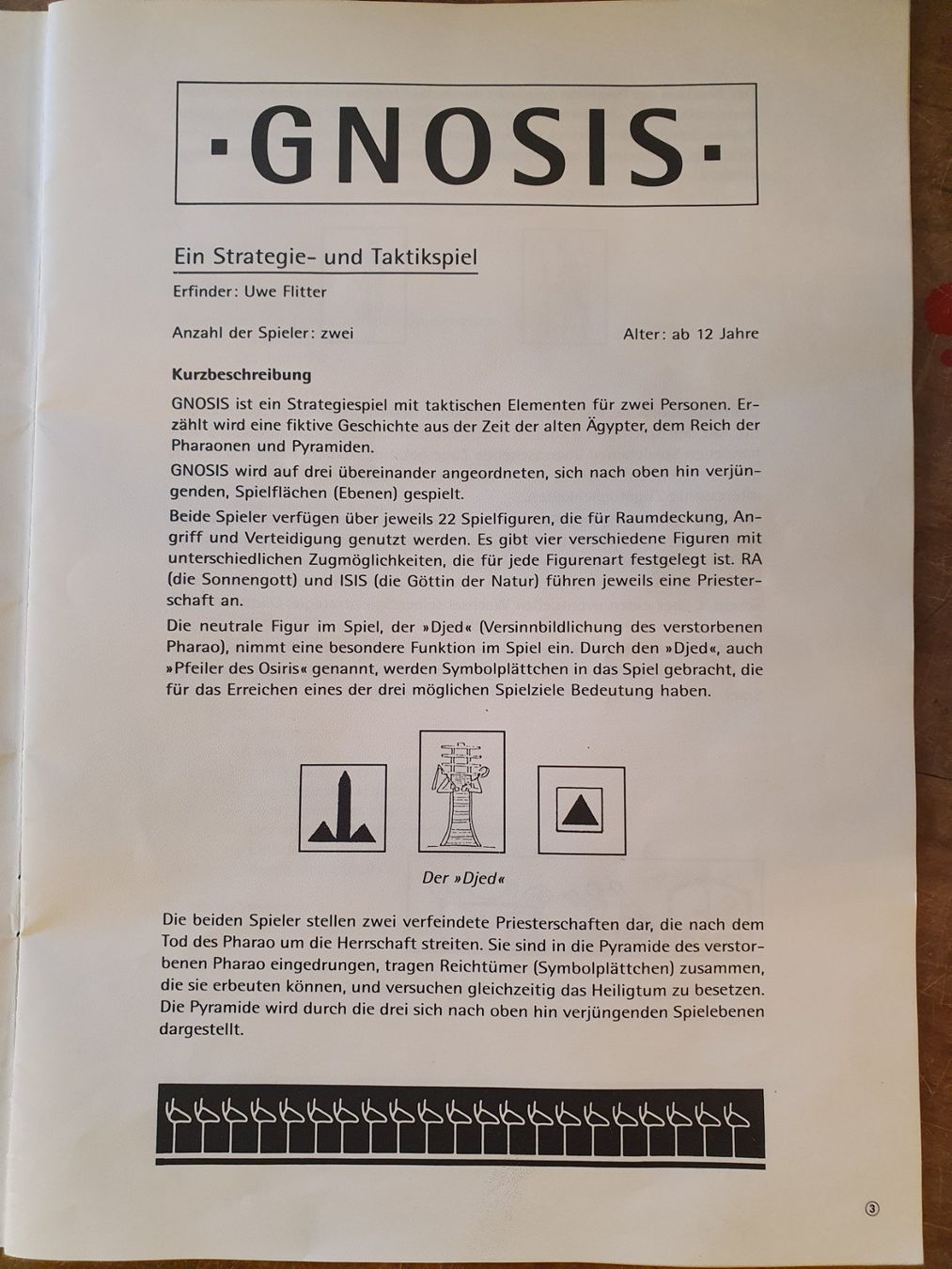 Spiele: Gnosis Strategiespiel – Gebraucht aus Zürich von loosebone 5