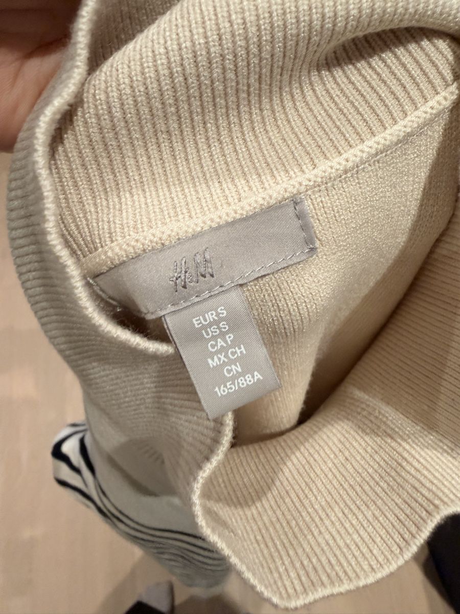 H&M Maglioni & Felpe: H&M Pullover Gr. S gestreift beige schwarz – Usato da Itingen venduto da Granini_93 5