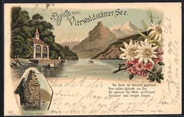 Litho Sisikon, Tellskapelle am Vierwalds
