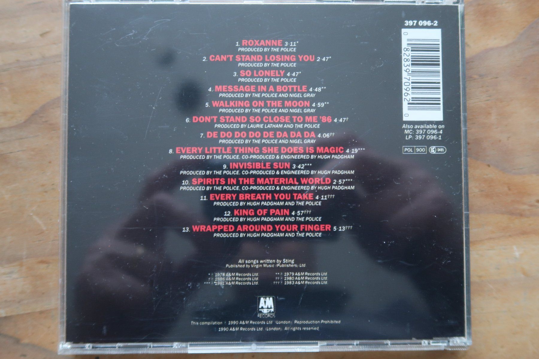 CD: THE POLICE - THEIR GREATEST HITS - CD – Usato da Basel venduto da Patiscat 2