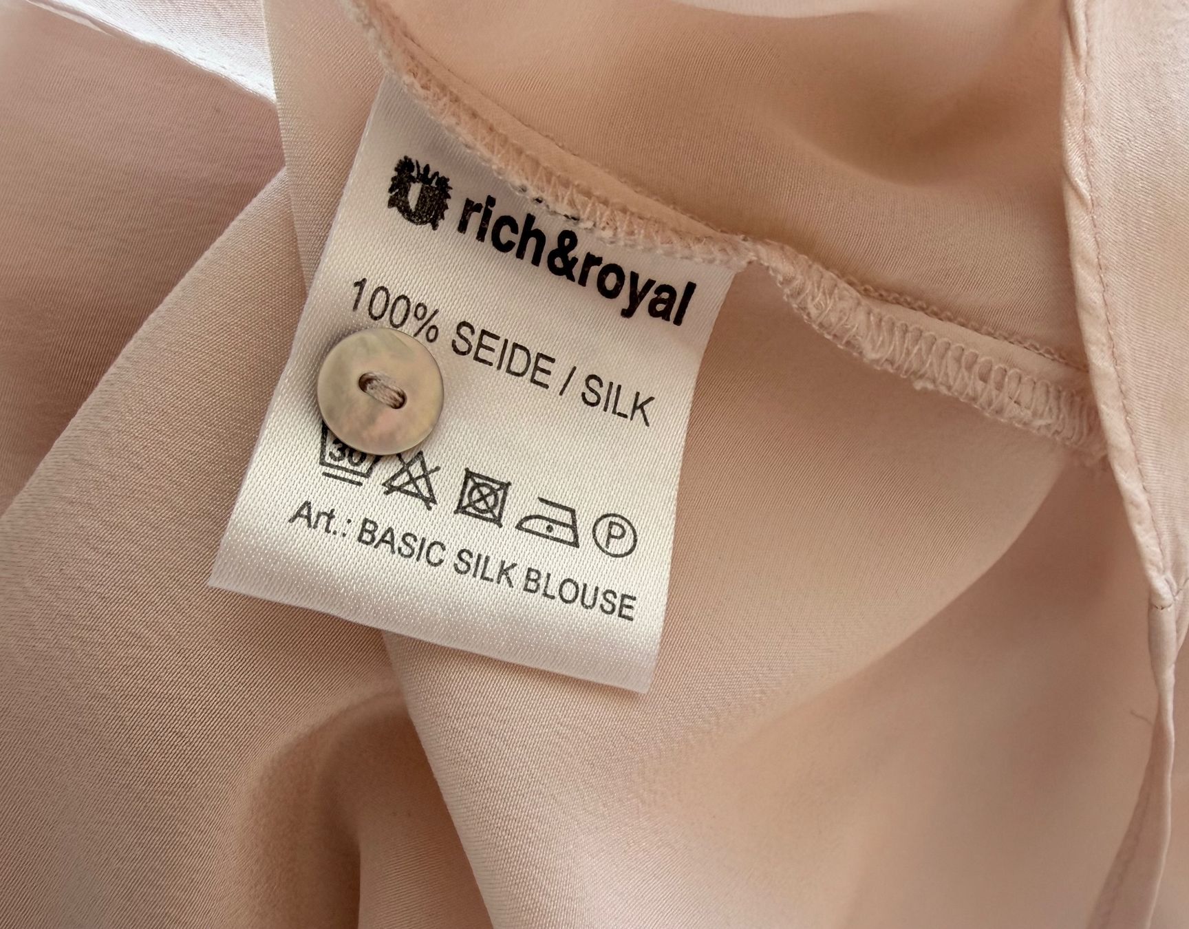 Rich & Royal Camicette: Rich & Royal Seide Bluse Gr.38 – Usato da Unterägeri venduto da Jutka_04 3