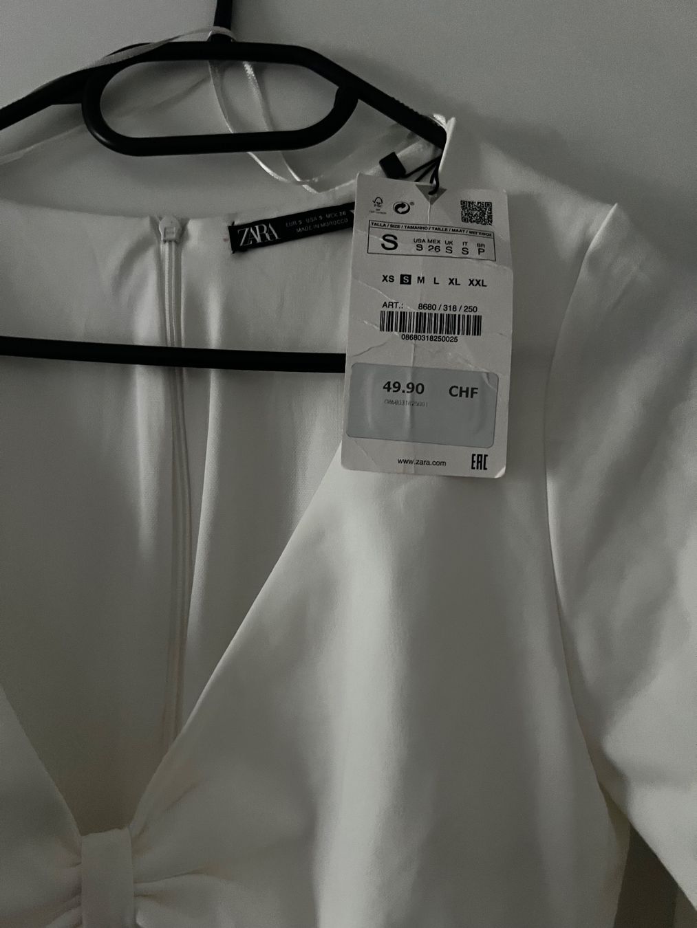 Zara Vestiti: Zara Kleid weiss mit Cut-Out – Nuovo e nell'imballaggio originale da Niederuzwil venduto da dixi_29 2