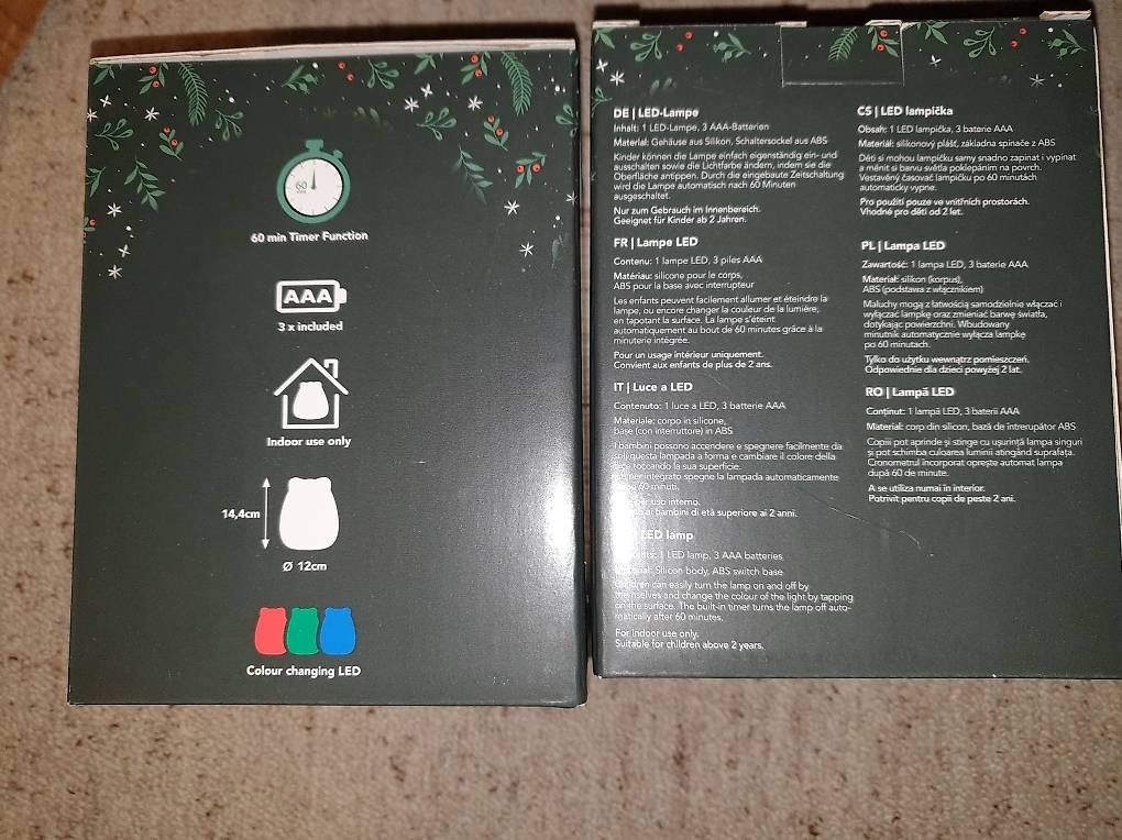 Lampes: 1Soft Silicon, LED Lampe, Software Silikon wechselnde Farben – Neuf avec emballage d'origine à Schönengrund par lia_t65g 1