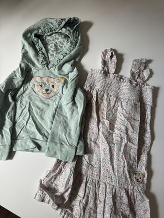 Kleid und Hoodie Steiff Grösse: 86